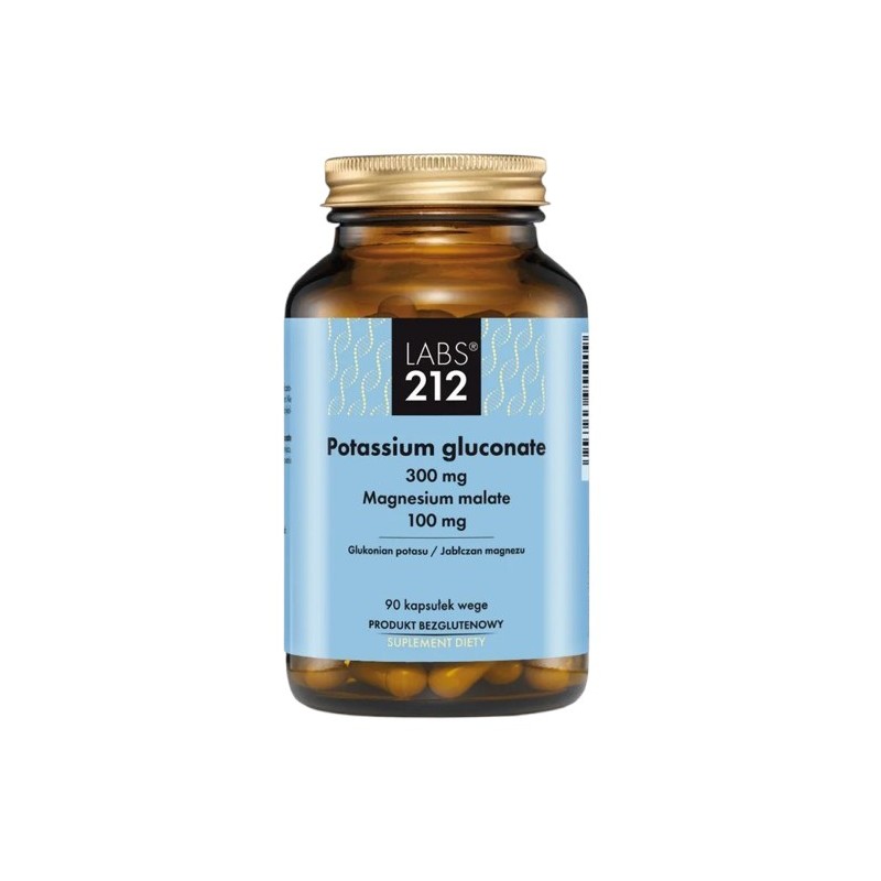 LABS212 Potassium gluconate Magnesium malate (90 kaps.)