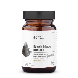 AURA HERBALS Black Maca DER 100:1 (60 kaps.)