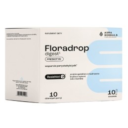 AURA HERBALS Floradrop digest, prebiotyk, saszetki (10 szt.)