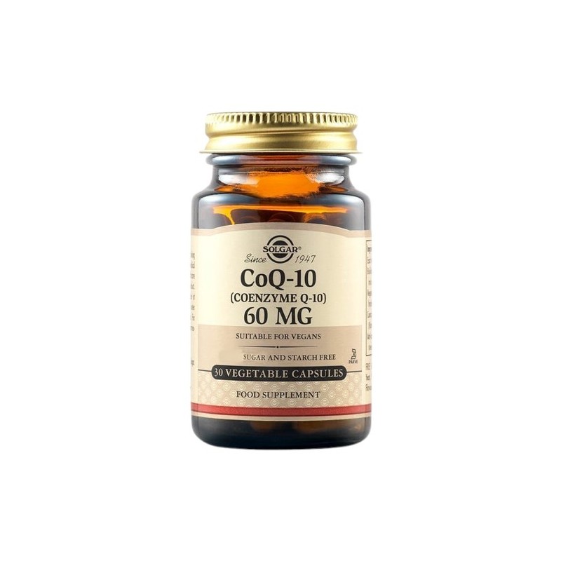 SOLGAR CoQ-10 60 mg - Koenzym Q10 60 mg (30 kaps.)