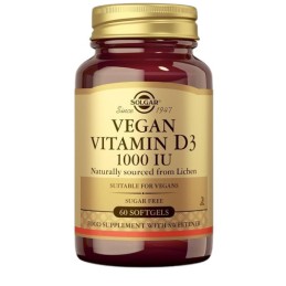 SOLGAR Vegan Vitamin D3 (60 kaps.)