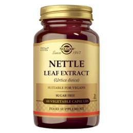SOLGAR Nettle Leaf Extract - Wyciąg z liści pokrzywy (60 kaps.)