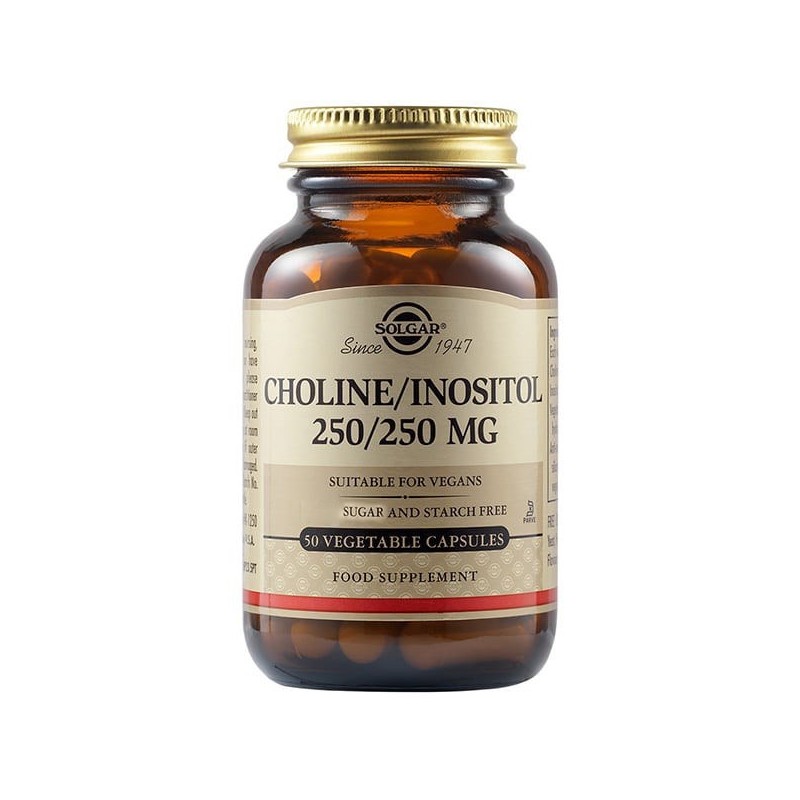 SOLGAR Cholina/Inositol 250 mg (50 kaps.)