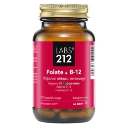 LABS212 Folate & B-12 (120 kaps.)