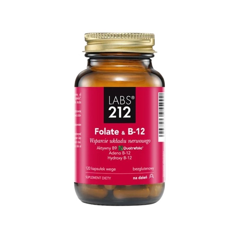LABS212 Folate & B-12 (120 kaps.)
