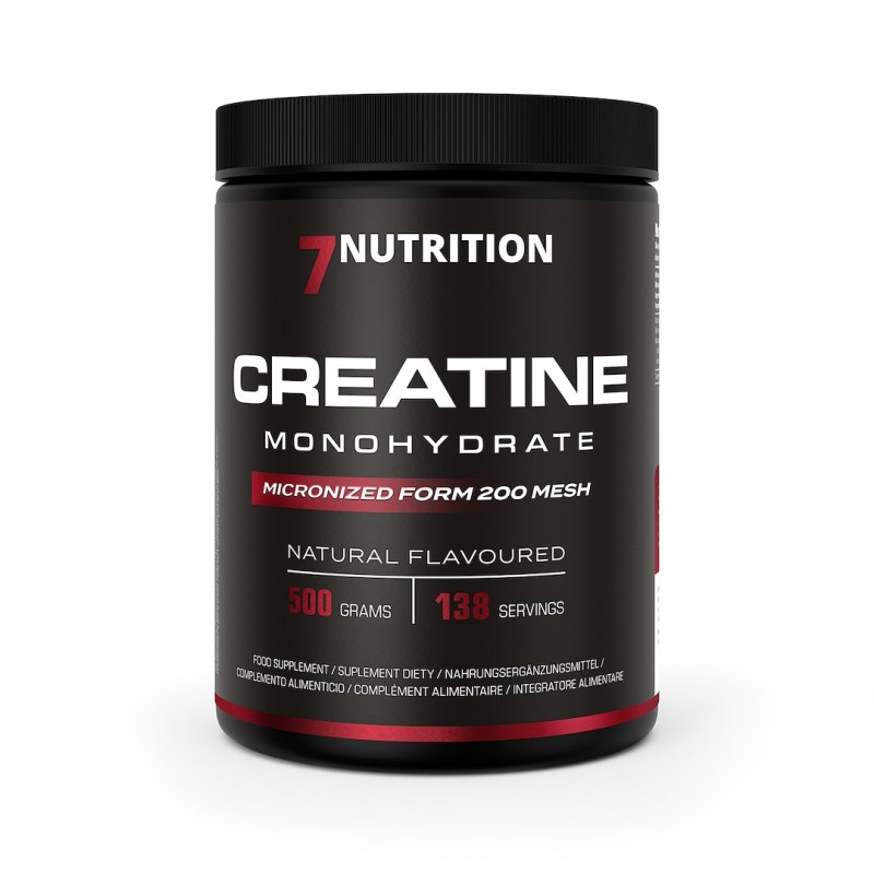 7NUTRITION Creatine Monohydrate Natural - Monohydrat Kreatyny - smak naturalny (500 g)