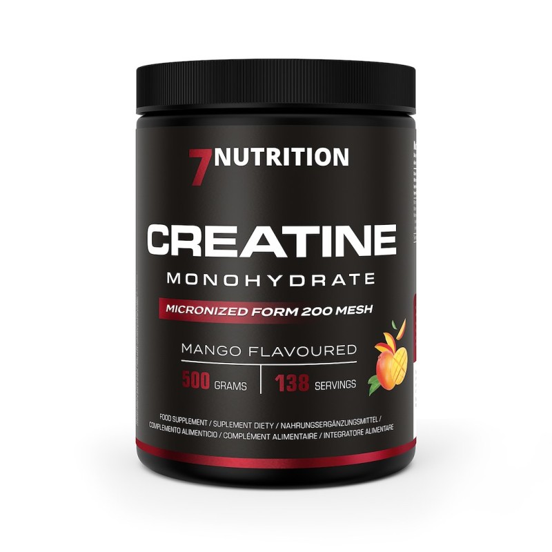 7NUTRITION Creatine Monohydrate Mango - Monohydrat Kreatyny - smak mango (500 g)