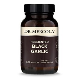 DR. MERCOLA Fermented Black Garlic - Fermentowany Czarny Czosnek (60 kaps.)