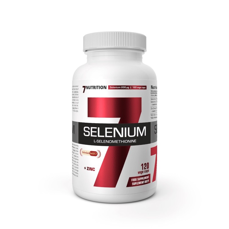 7NUTRITION Selenium L-selenomethionine + Zinc - Selen + Cynk (120 kaps.)