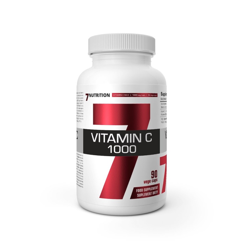 7NUTRITION Vitamin C - Witamina C 1000 mg (100 kaps.)