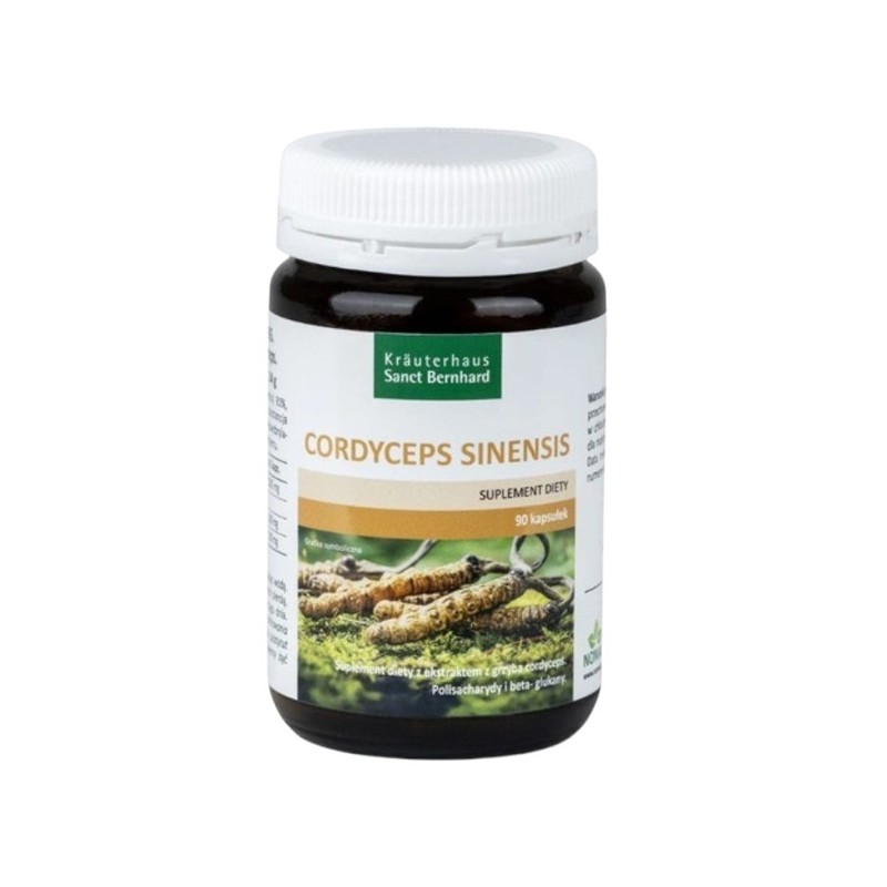 KRAUTERHAUS SANCT BERNHARD Cordyceps ekstrakt z grzyba - Cordyceps sinensis (90 kaps.)