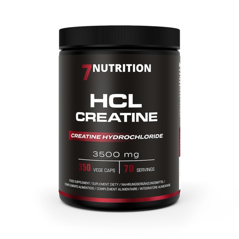 7NUTRITION HCL Creatine - Chlorowodorek Kreatyny (350 kaps.)