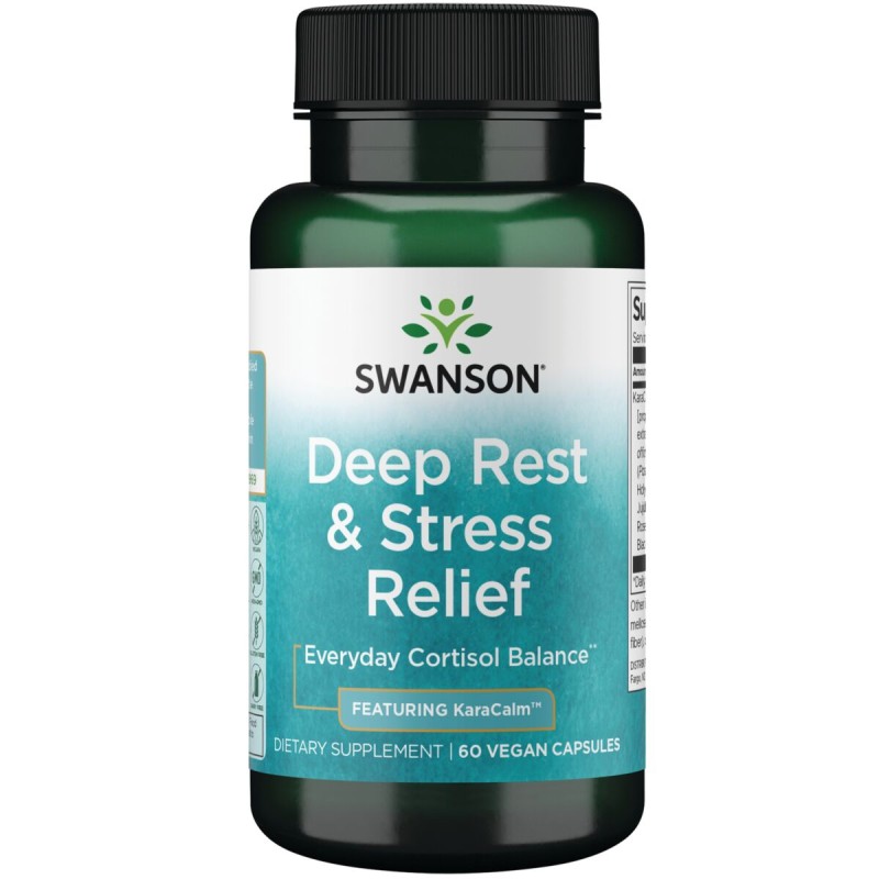 SWANSON Deep Rest and Stress Relief (60 kaps.)