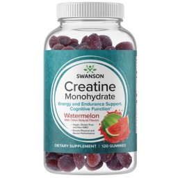 SWANSON Creatine Monohydrate Watermelon (120 żelek)