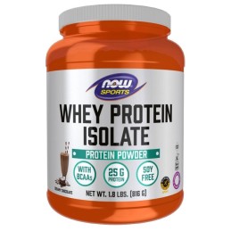 NOW FOODS Whey Protein Isolate Sport - Chocolate (816 g)