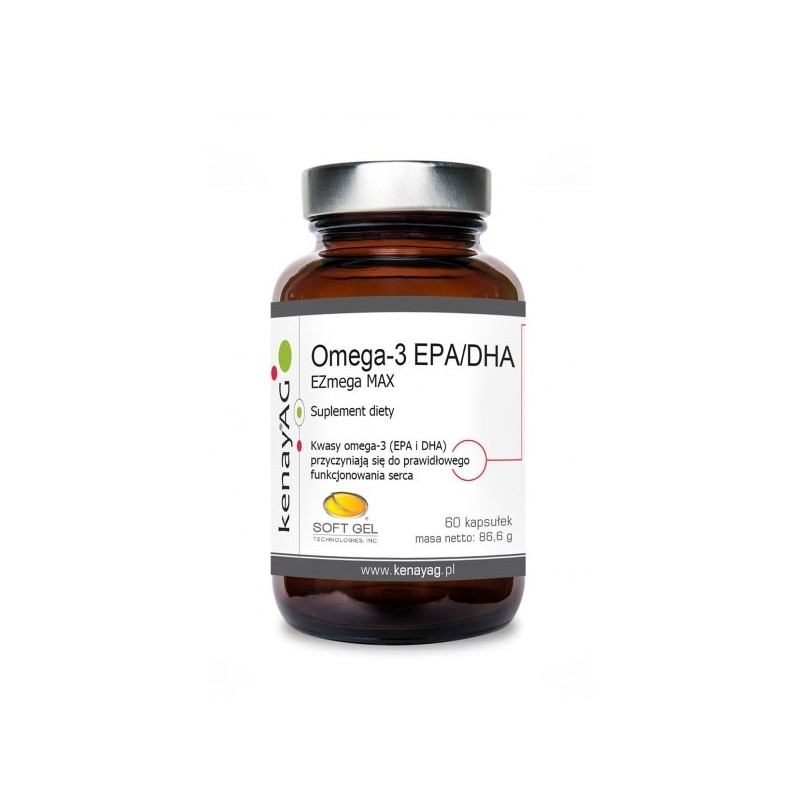 KENAY Omega-3 EPA/DHA EZmega MAX (60 kaps.)