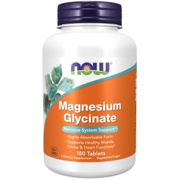 NOW FOODS Magnesium Glycinate (180 tabl.)