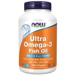 NOW FOODS Ultra Omega-3 (180 kaps.)