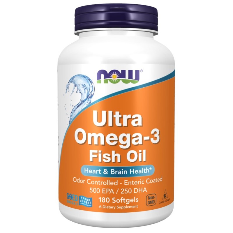NOW FOODS Ultra Omega-3 (180 kaps.)