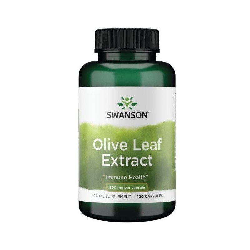 SWANSON Olive Leaf Extract 500 mg (120 kaps.)