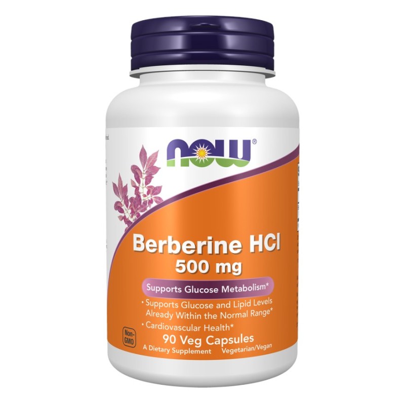 NOW FOODS Berberyna HCl 500 mg (90 kaps.)