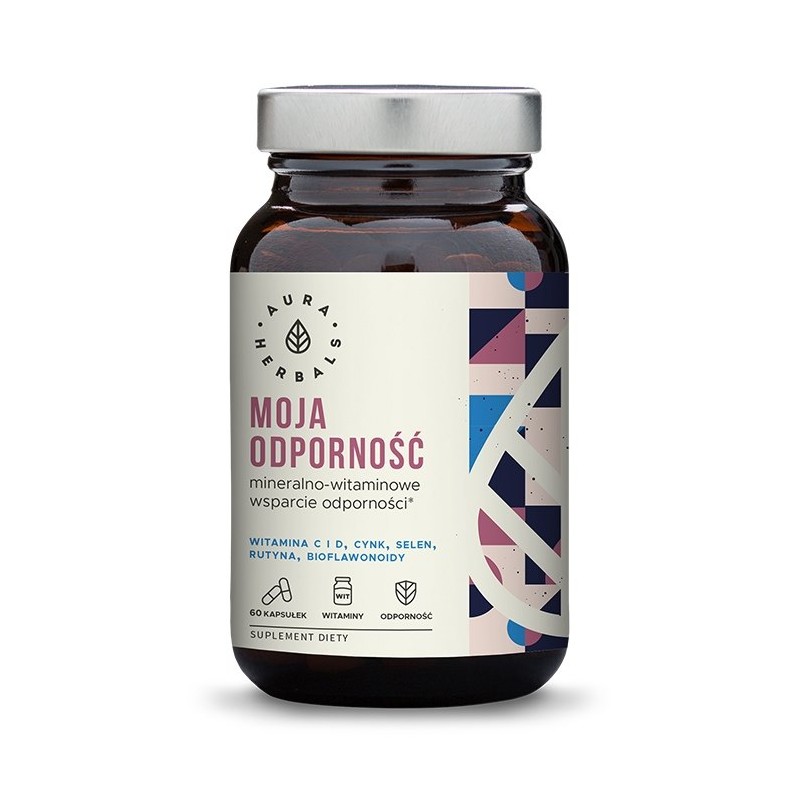 AURA HERBALS Moja Odporność - Minerały i Witaminy (60 kaps.)
