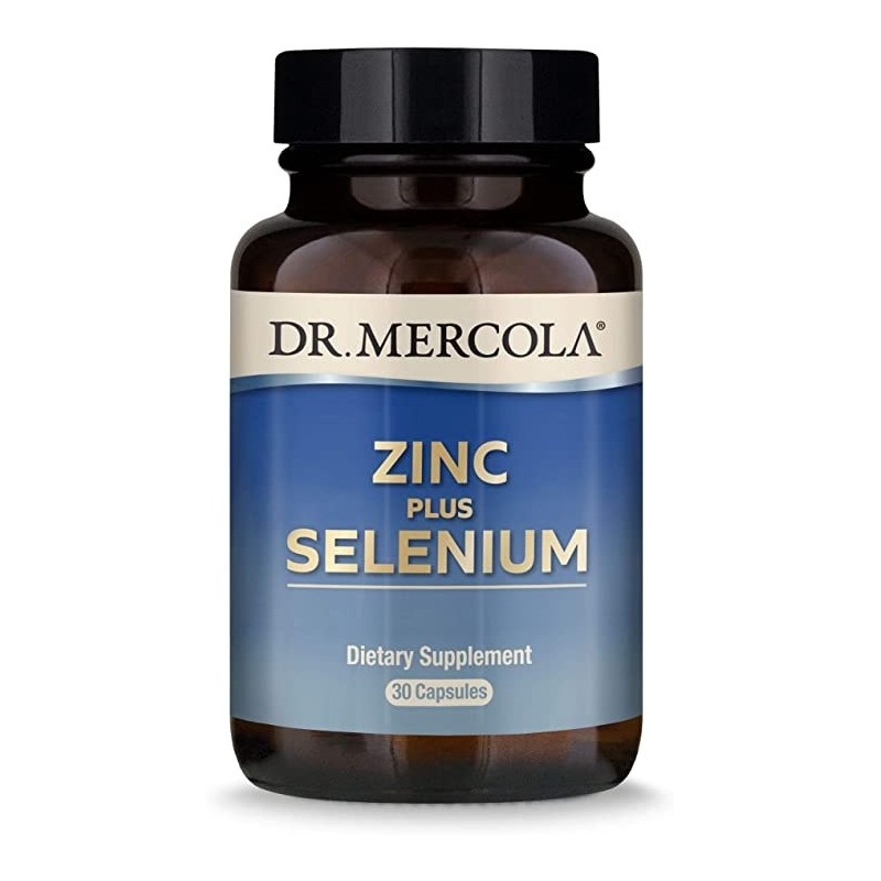 DR. MERCOLA Zinc plus Selenium - Cynk i Selen (30 kaps.)