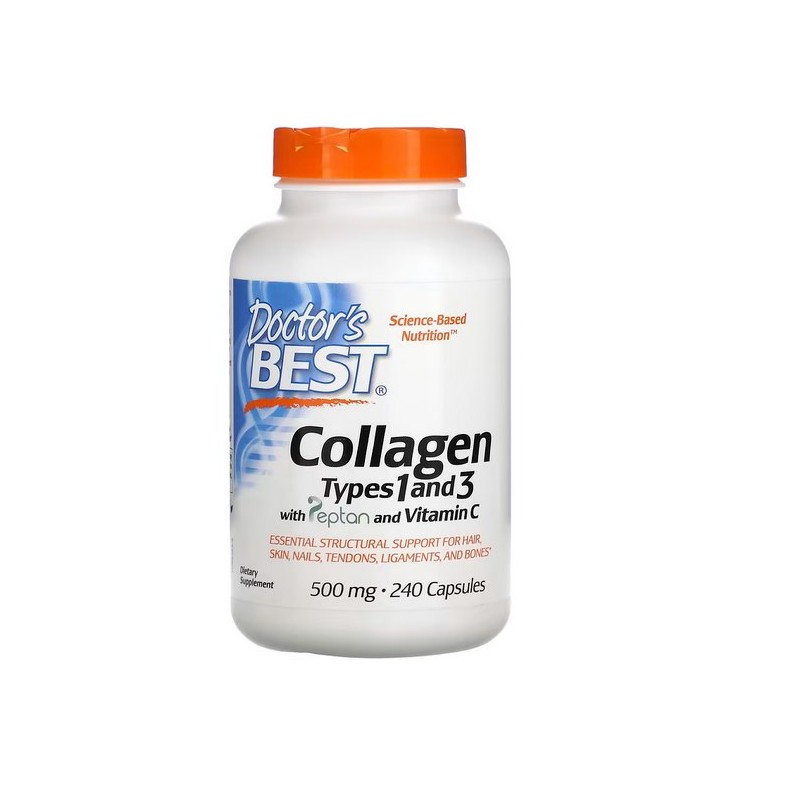 DOCTOR'S BEST Collagen Types I and III (240 kaps.)