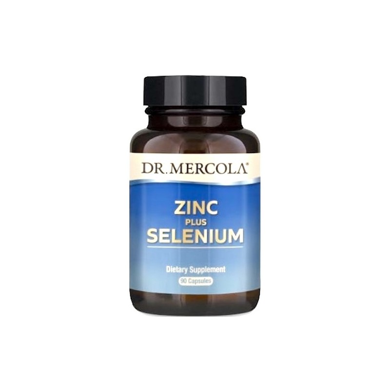 DR. MERCOLA Zinc plus Selenium - Cynk i Selen (90 kaps.)