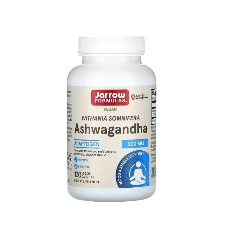 JARROW FORMULAS Ashwagandha KSM-66 (120 kaps.)