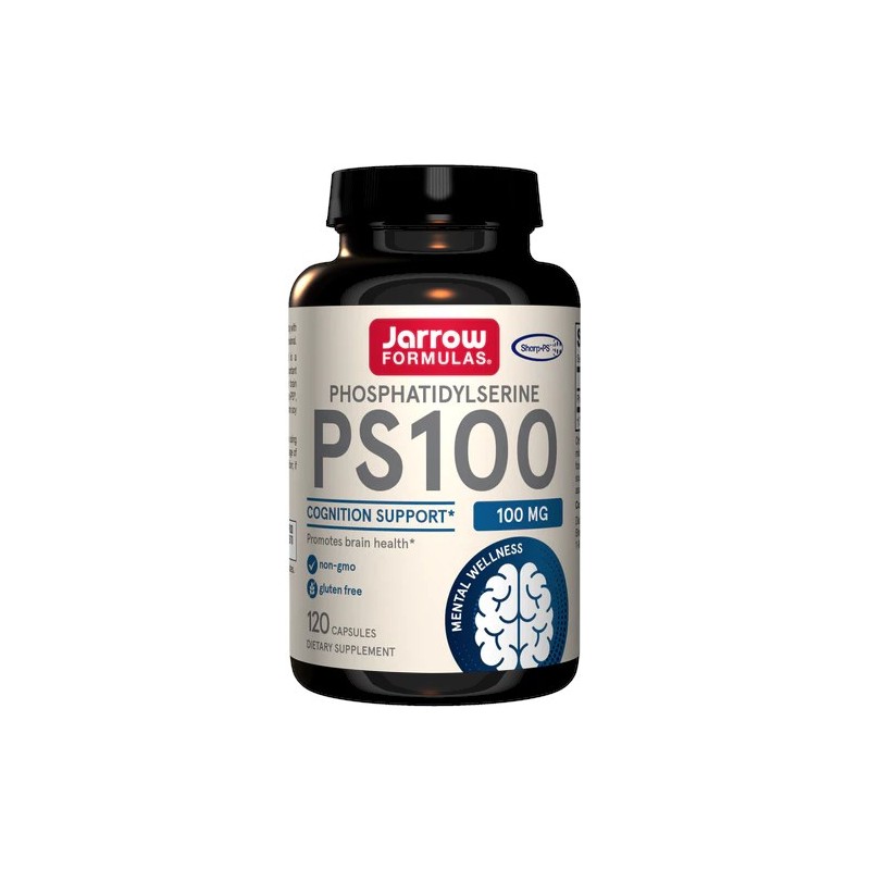 JARROW FORMULAS PS100 - Fosfatydyloseryna 100 mg (120 kaps.)