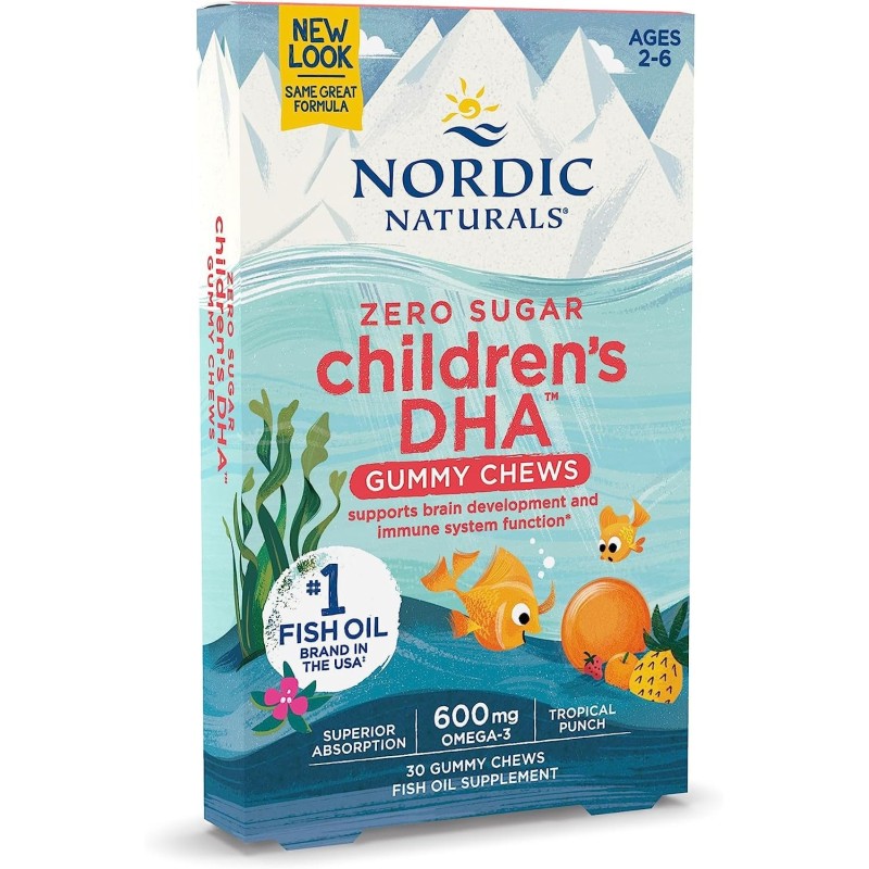 NORDIC NATURALS Childrens DHA Gummies (30 żelek)