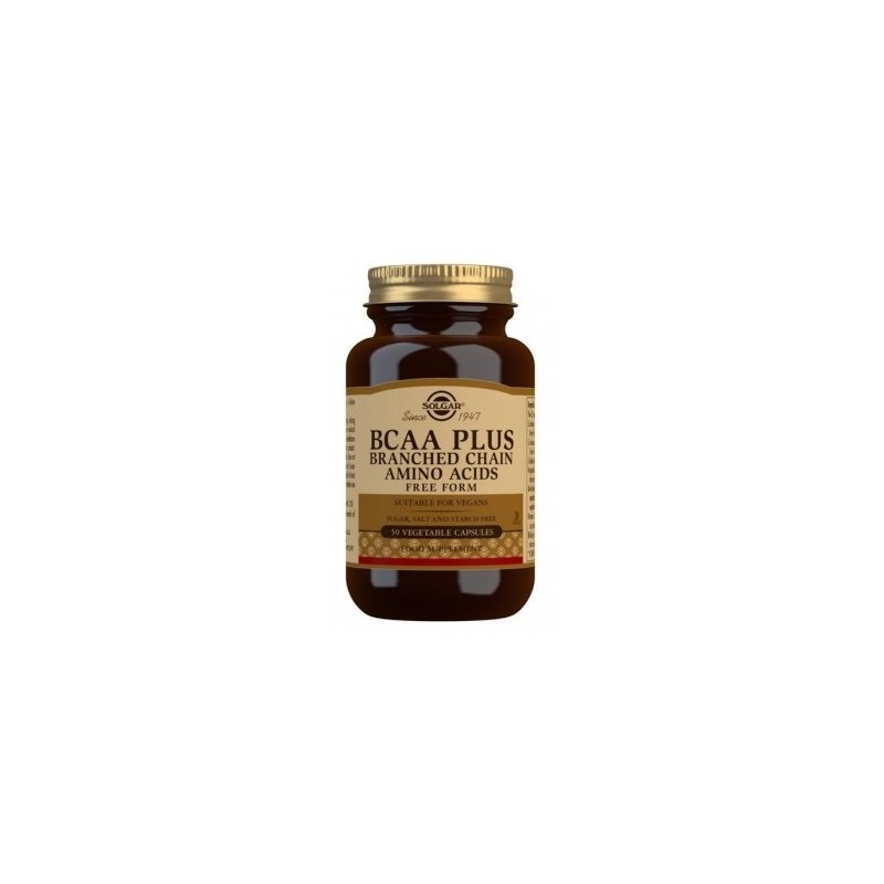 SOLGAR BCAA Plus Free Form (50 kaps.)