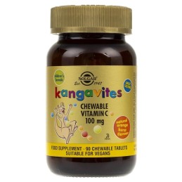 SOLGAR Kangavites Chewable Vitamin C (90 tabl.)