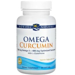 NORDIC NATURALS Ultimate Omega + Curcumin (60 kaps.)