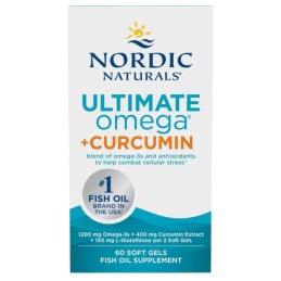 NORDIC NATURALS Ultimate Omega + Curcumin (60 kaps.)