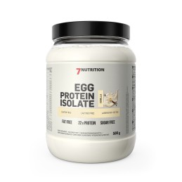 7NUTRITION Egg Protein Vanilla - Izolat białka jaj - smak waniliowy (500 g)