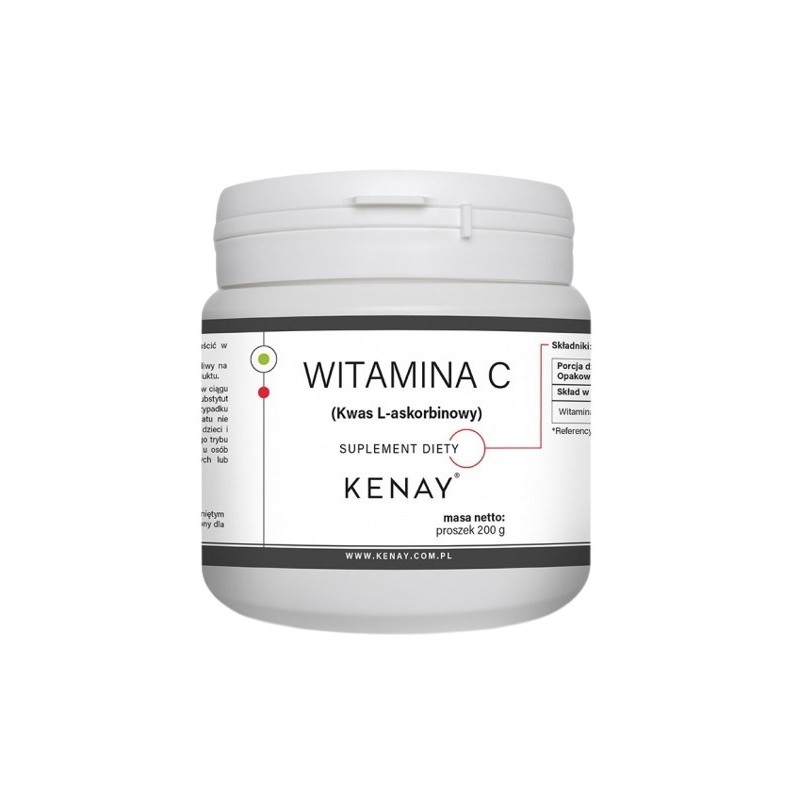 KENAY Witamina C - Kwas Askorbinowy (200 g)