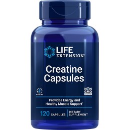 LIFE EXTENSION Kreatyna - Creatine Capsules (120 kaps.)