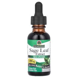 NATURE'S ANSWER Sage Leaf Extract - Ekstrakt z liści szałwii (30 ml)