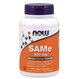 NOW FOODS SAMe - S-Adenozylo L-Metionina 200 mg (120 kaps.)