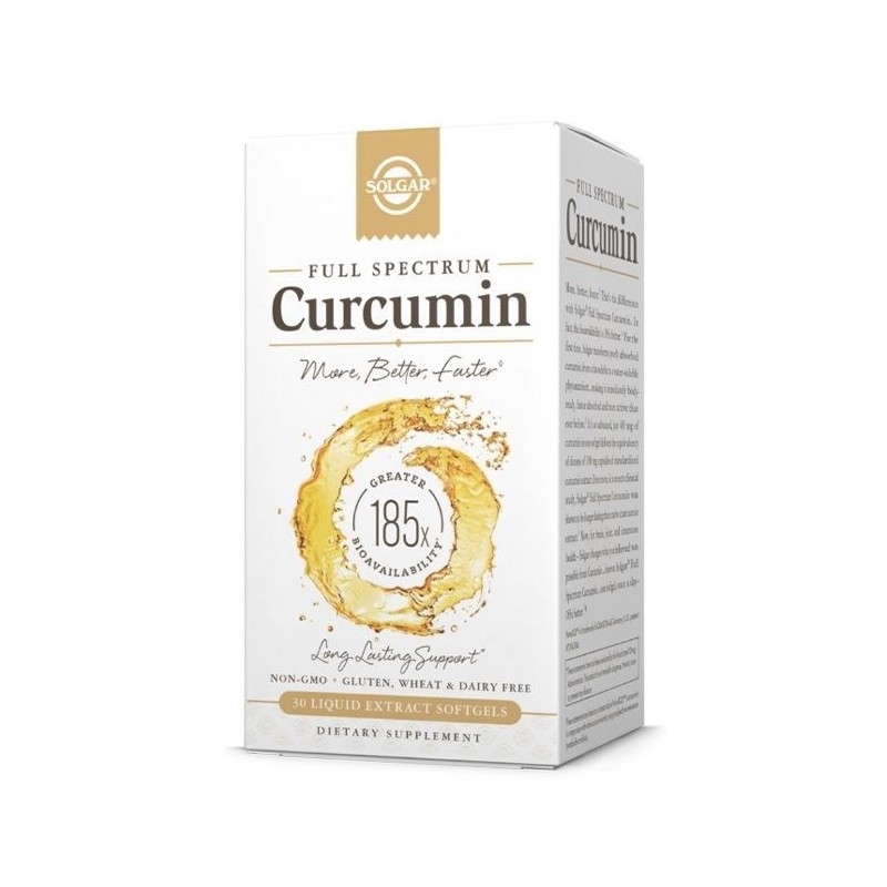 SOLGAR Curcumin Full Spectrum Vegan Form (30 kaps.)