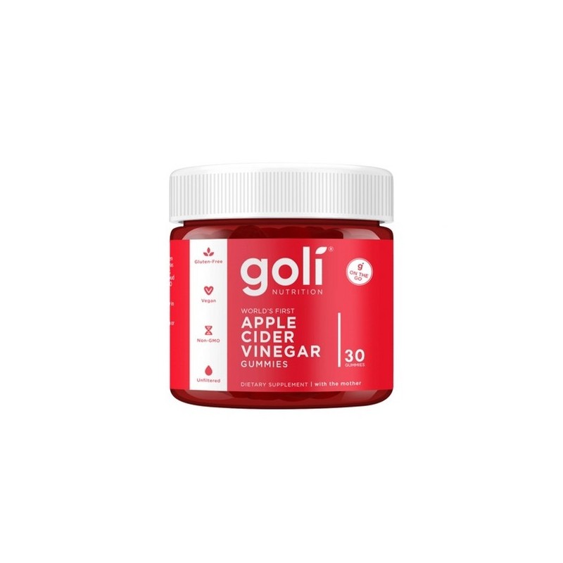 GOLI NUTRITION Apple Cider Vinegar Gummies - Ocet jabłkowy (30 żelek)