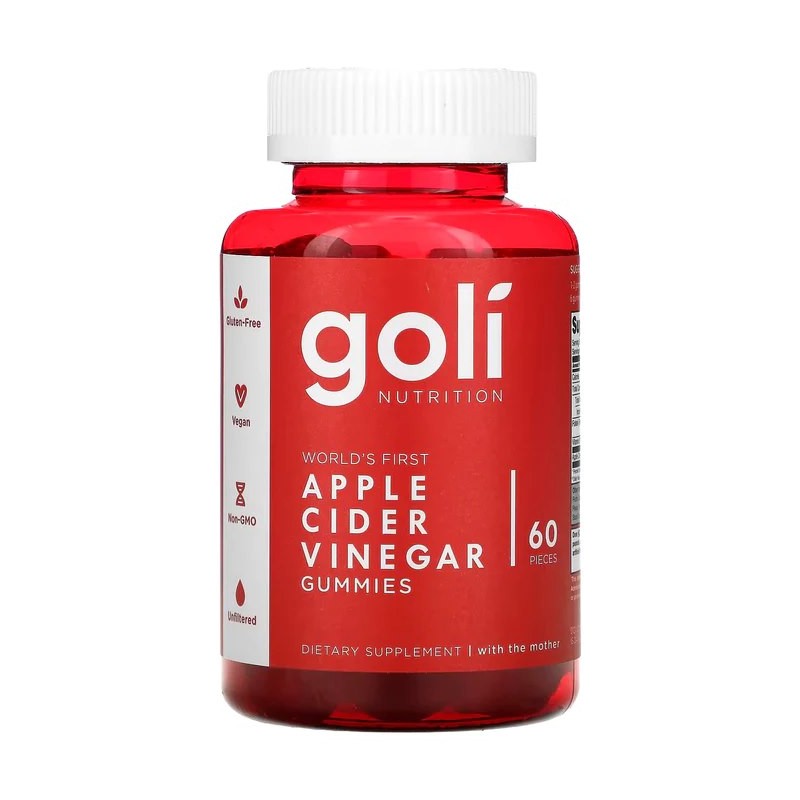 GOLI NUTRITION Apple Cider Vinegar Gummies  - Ocet jabłkowy (60 żelek)