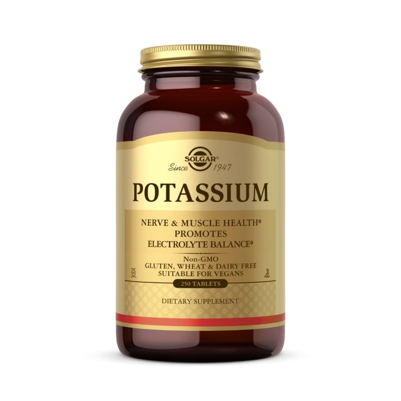 SOLGAR Potassium - Potas 99 mg (250 tabl.)