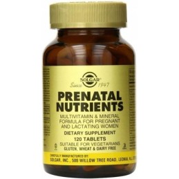 SOLGAR Prenatal Nutrients - Witaminy i minerały prenatalne (120 tabl.)