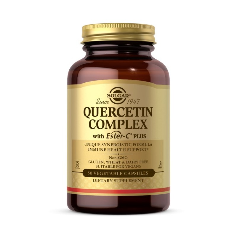 SOLGAR Quercetin Complex with Ester-C - Kwercetyna Kompleks z Ester C (50 kaps.)