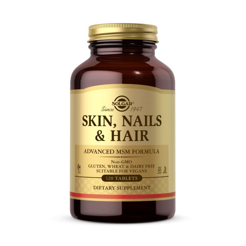 SOLGAR Skin, Hair, Nails Formula - Włosy, Skóra, Paznokcie (120 tabl.)
