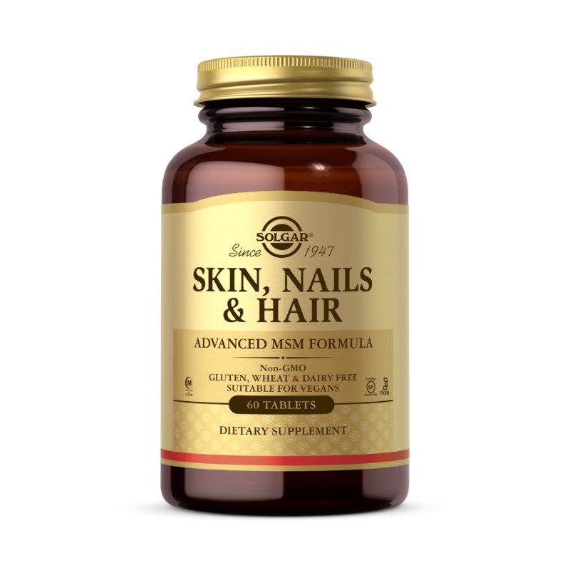 SOLGAR Skin, Hair, Nails Formula - Włosy, Skóra, Paznokcie (60 tabl.)