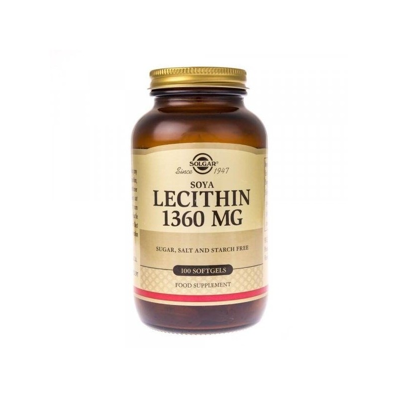 SOLGAR Soya Lecithin - Lecytyna sojowa (100 kaps.)